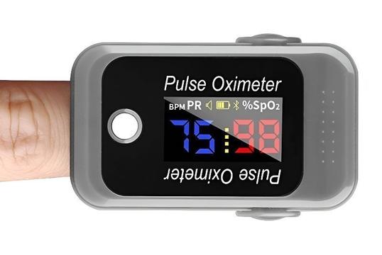 Παλμικό Οξύμετρο Δακτύλου με LED Οθόνη BERRY