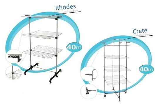 Απλώστρες Ρούχων HOMEMAID 40m: Η Απόλυτη Λύση για το Στέγνωμα των Ρούχων σας!