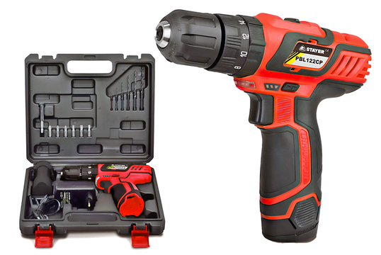 STAYER Κρουστικό Δραπανοκατσάβιδο Μπαταρίας 12V 2x2Ah PBL 122CPK