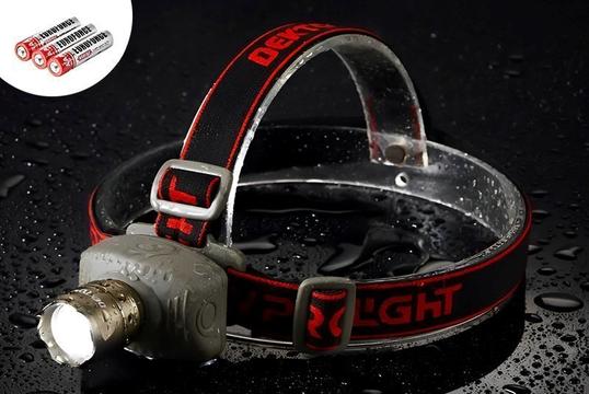 Dekton Φακός Κεφαλής LED με Μέγιστη Φωτεινότητα 160lm και Απόσταση Δέσμης 200m