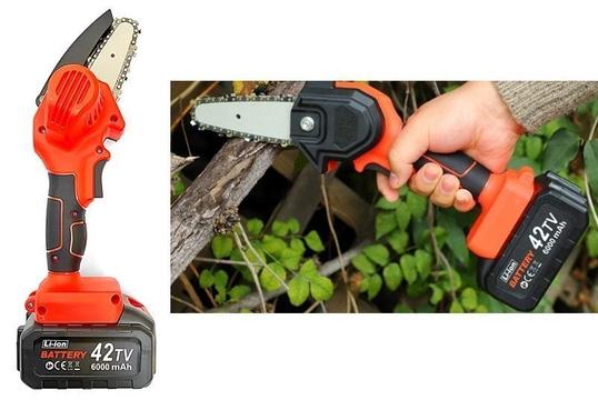 Ασύρματο Κλαδευτικό Αλυσοπρίονο Μπαταρίας με Εξαιρετικές Ταχύτητες Κοπής και Δουλεύει Ασταμάτητα Μέχρι και 1 ώρα - KAOKKEY