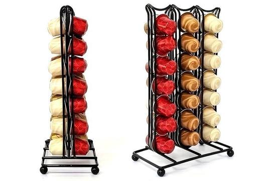 Μεταλλικό Stand Αποθήκευσης για 42 Κάψουλες Nespresso - Οργανώστε τον Καφέ σας με Στυλ!