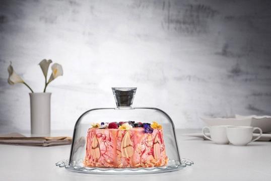 Γυάλινη Τουρτιέρα με Καπάκι! Απογειώστε την Εμπειρία του Σερβιρίσματος!