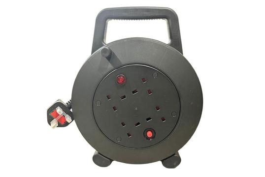 Extension Καρούλι με Καλώδιο 15m 3X1.5mm με 4 Υποδοχές Πρίζας 13Α KAOKEY - Ισχυρό και Ασφαλές Ιδανικό για Κάθε Χρήση!