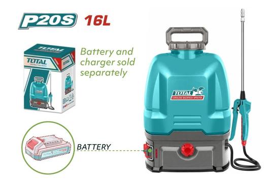 TOTAL Επαγγελματικός Ψεκαστήρας Πλάτης 20V - Ισχύς & Ευελιξία στη Χρήση!