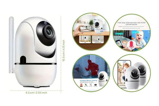 Κάμερα Ασφαλείας Full HD 1080P - Πανοραμική Προστασία & Νυχτερινή Όραση!