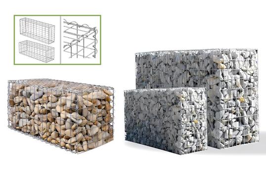 Συρμάτινα Καλάθια KAOKEY - Ιδανικά για Κήπο, Φράχτες & Εξωτερικούς Χώρους 100x60x40 cm