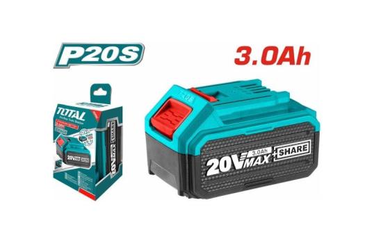 TOTAL Μπαταρία Li-ion 20V / 3Ah - Δύναμη & Αντοχή για τα Εργαλεία σου!