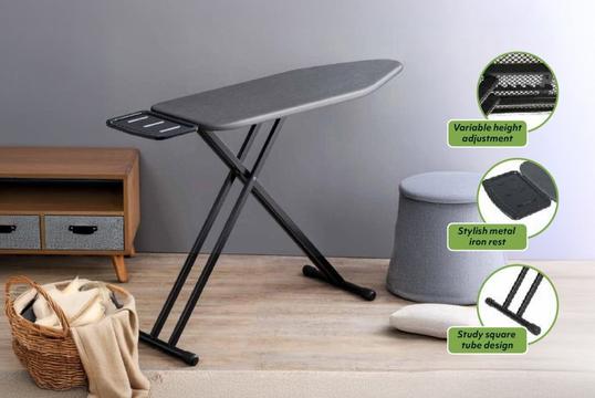 Μεγάλη Σιδερώστρα HOMEMAID 122x38cm - Σταθερή, Ανθεκτική & Ασφαλής!